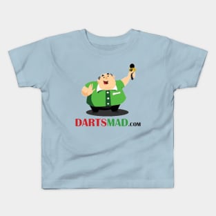 Darts Mad green logo Kids T-Shirt